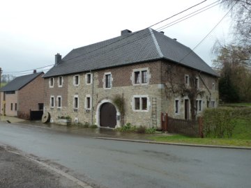 Foto van <p>Moulin d'Haméval</p>, Charneux (Herve), Foto: Ton Slings, Heerlen, 16.01.2014 | Database Belgische molens